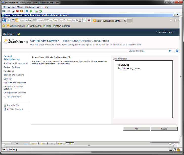 Export SQL SmartObject 2